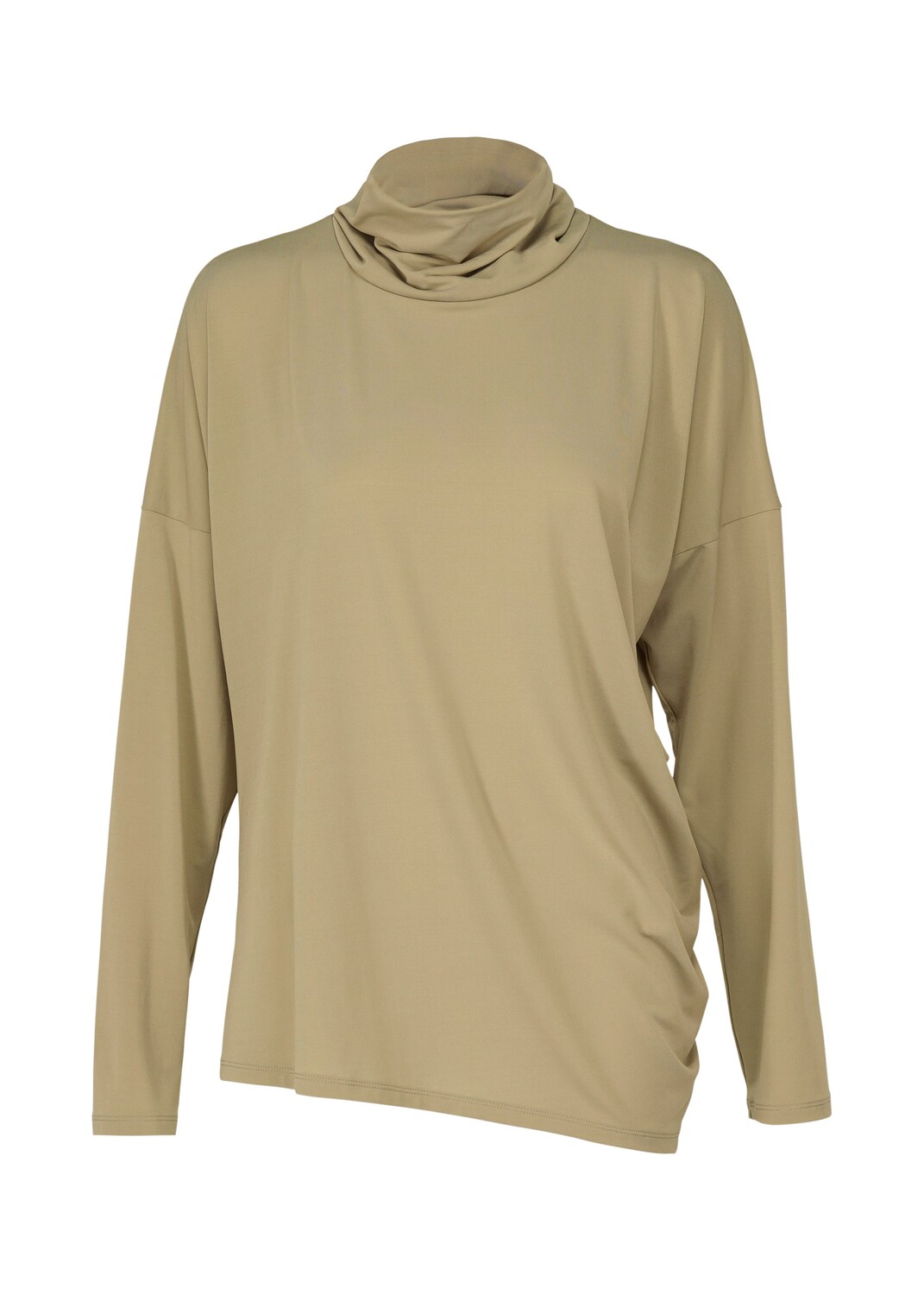 

Топ drape jersey-48 Issey Miyake, хаки