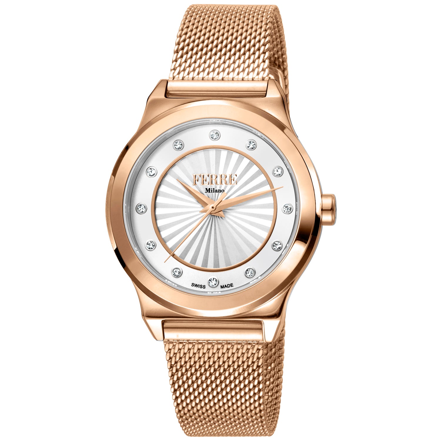 

Женские часы Ferre Milano с белым циферблатом