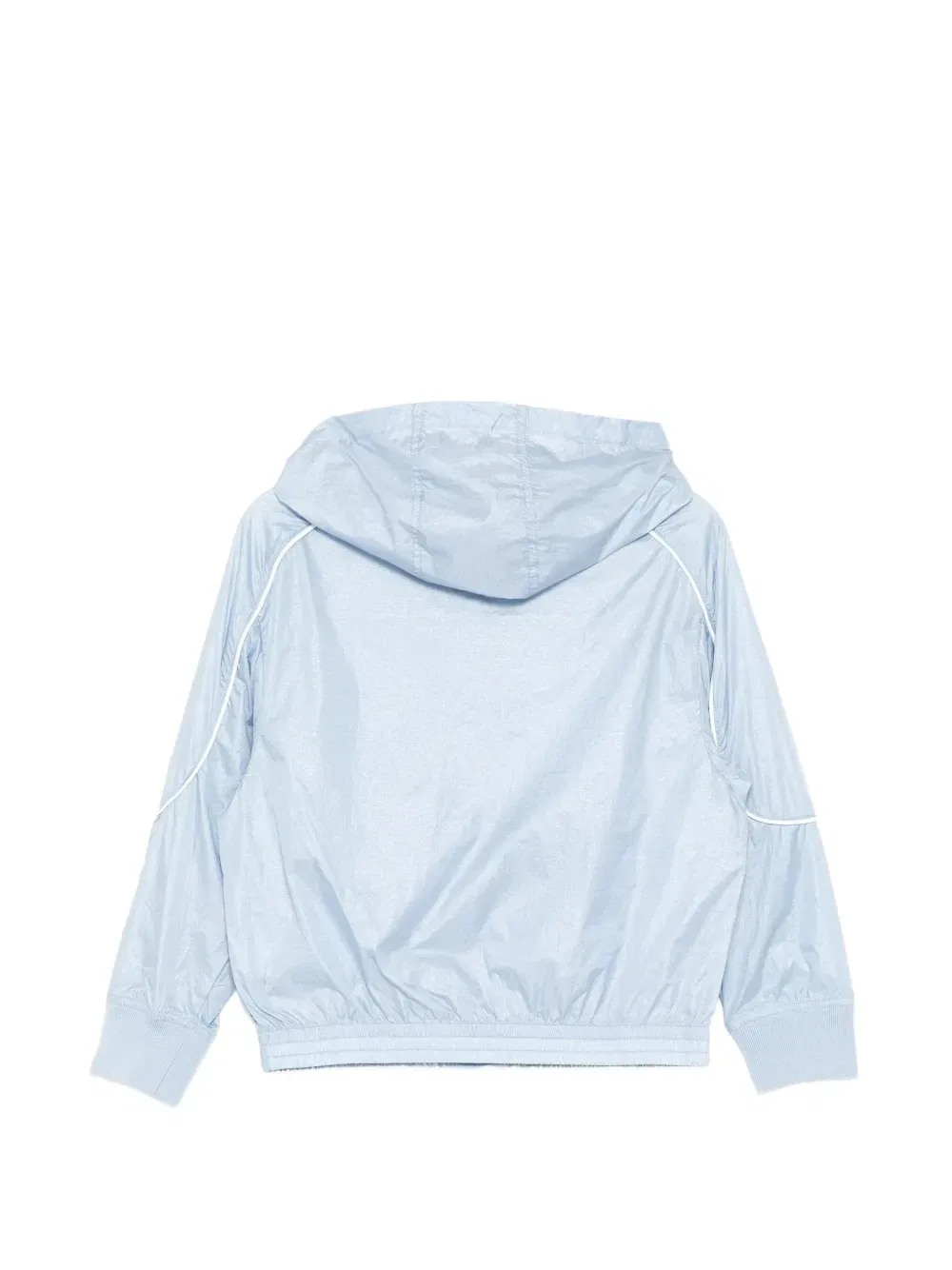 Куртка с нашивкой-логотипом и контрастными вставками Emporio Armani Kids, синий — фото 2