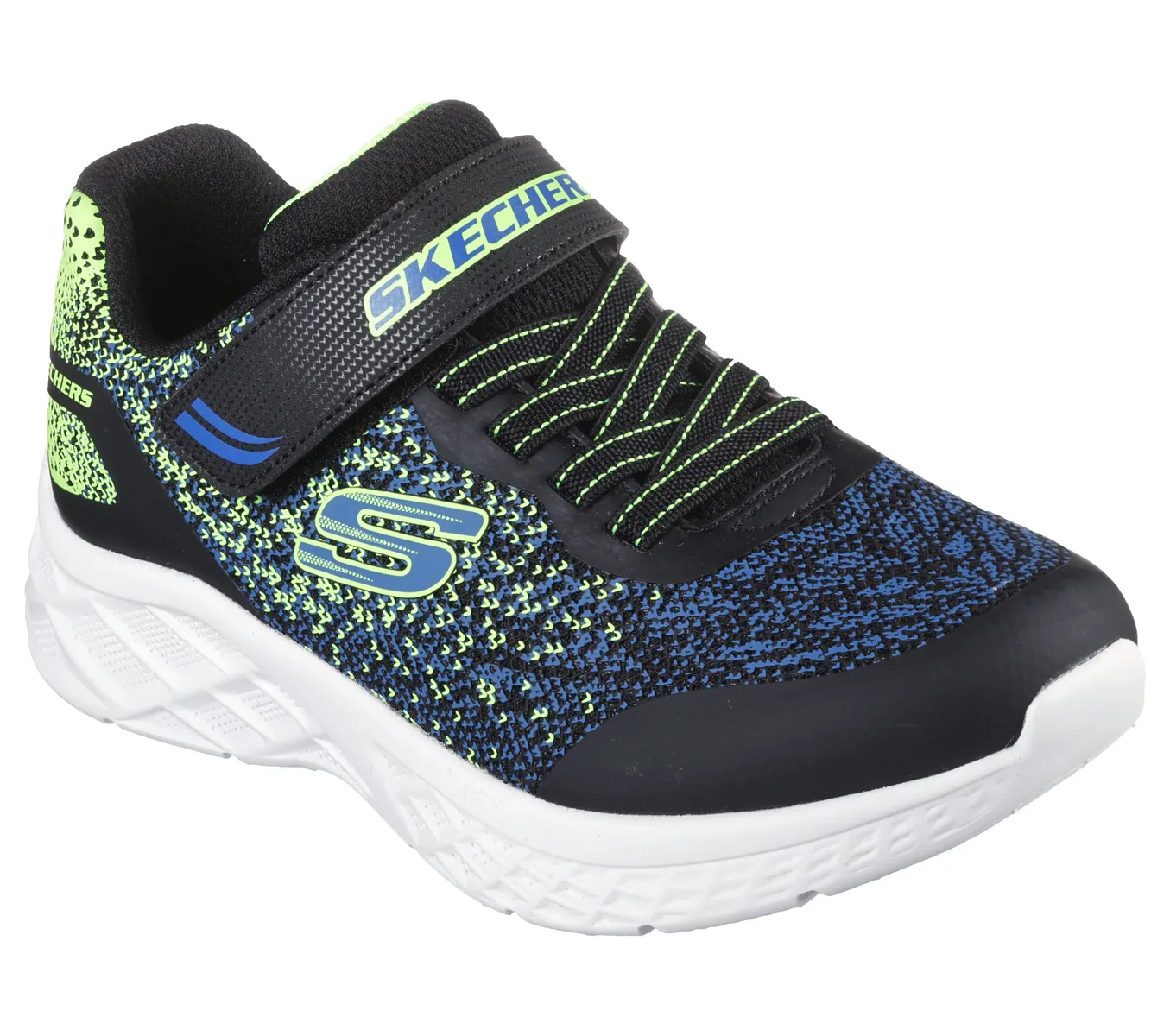 

Детские кроссовки Skechers "MICROSPEC 2.0", с легкой подошвой, повседневная обувь, полуботинки, туфли на шнуровке Skechers Kids, черный