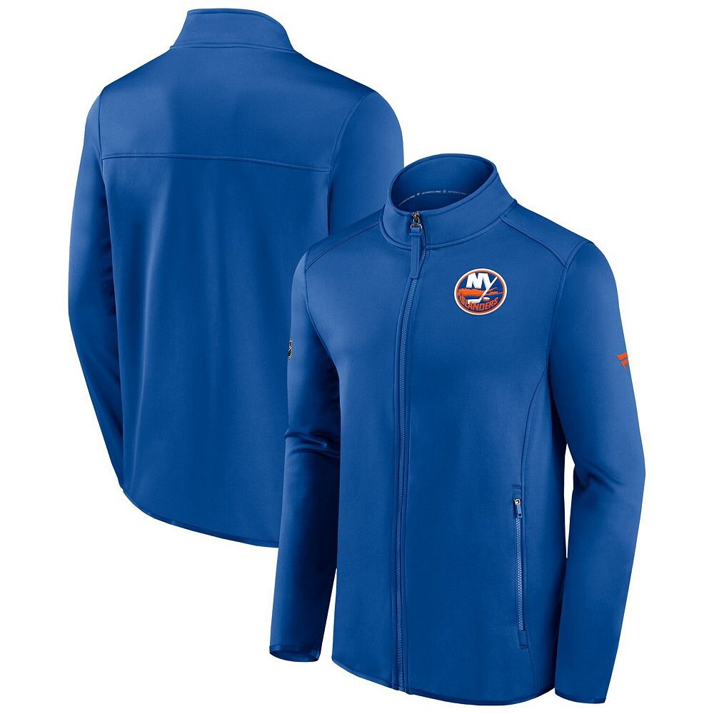 

Мужская флисовая куртка Fanatics Royal New York Islanders Authentic Pro Rink с молнией во всю длину, цвет Isl Blue, Синий, Мужская флисовая куртка Fanatics Royal New York Islanders Authentic Pro Rink с молнией во всю длину, цвет Isl Blue