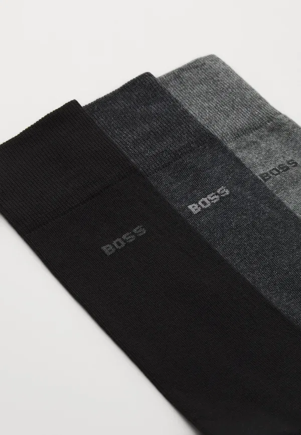 Носки 3 пары Boss, black/light grey/dark grey, черный/светло-серый/темно-серый — фото 2