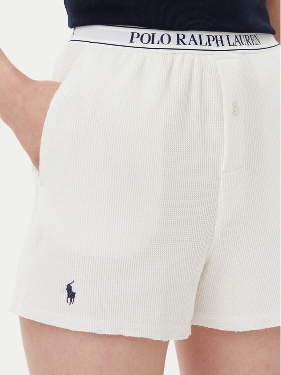 Пижамные шорты обычного кроя 298956519001 Polo Ralph Lauren, экрю — фото 3