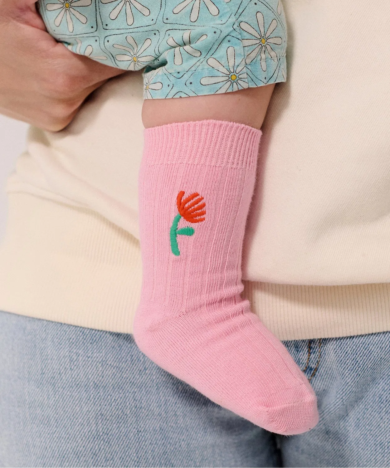 Носки детские Flower short socks 2 пары, мультиколор, BOBO CHOSES
