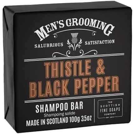 

Мужской шампунь Scottish Fine Soaps с чертополохом и черным перцем, 100 г