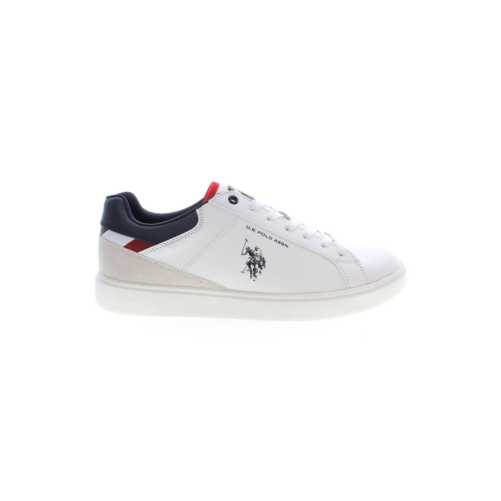 

Белые кроссовки из полиэстера U.S. Polo Assn.
