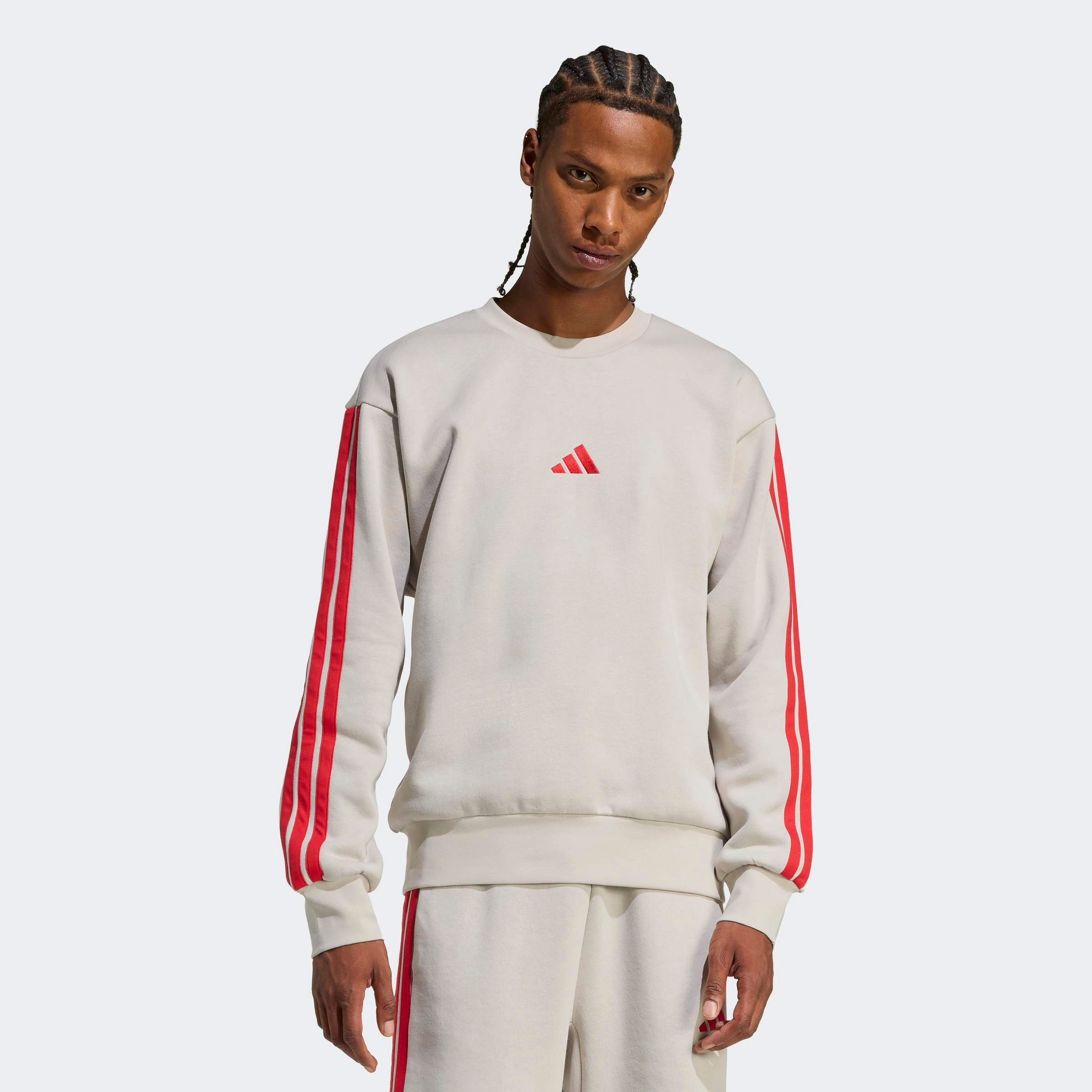 Adidas Sportswear Спортивный свитшот в натуральном белом — фото 3