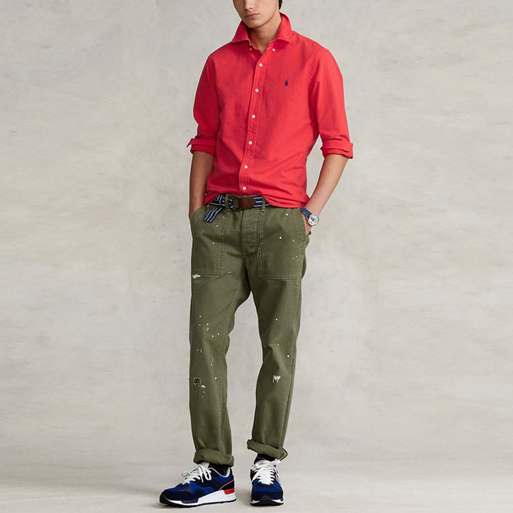Поло Pony Футболка Polo Ralph Lauren, Красный — фото 3