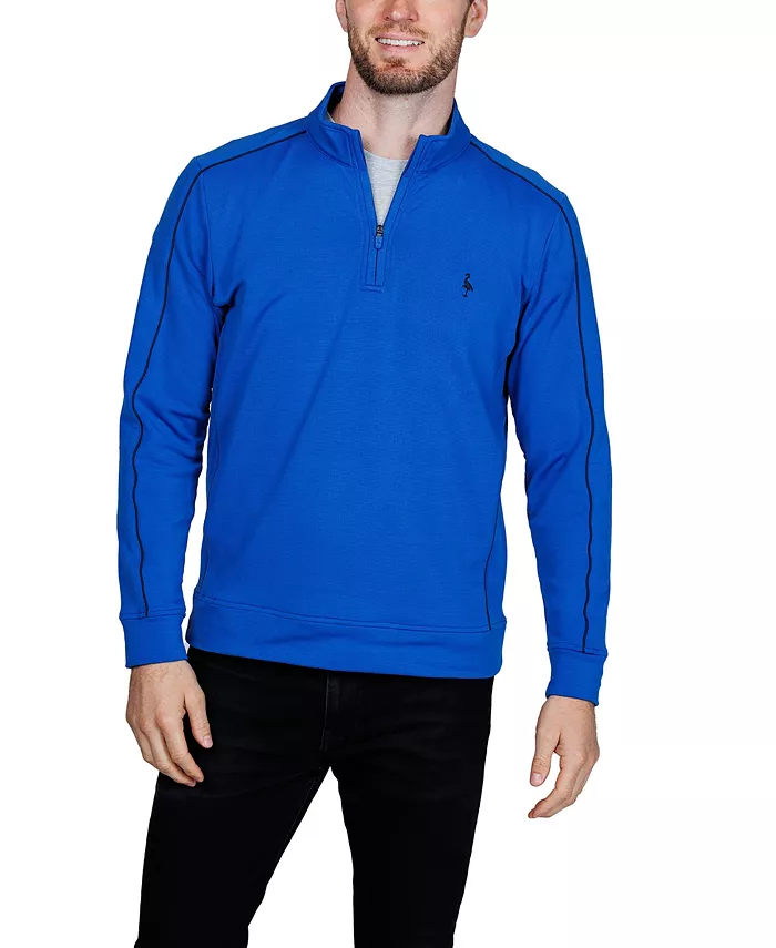

Мужская текстурированная вязка Performance Quarter Zip Tailorbyrd, синий