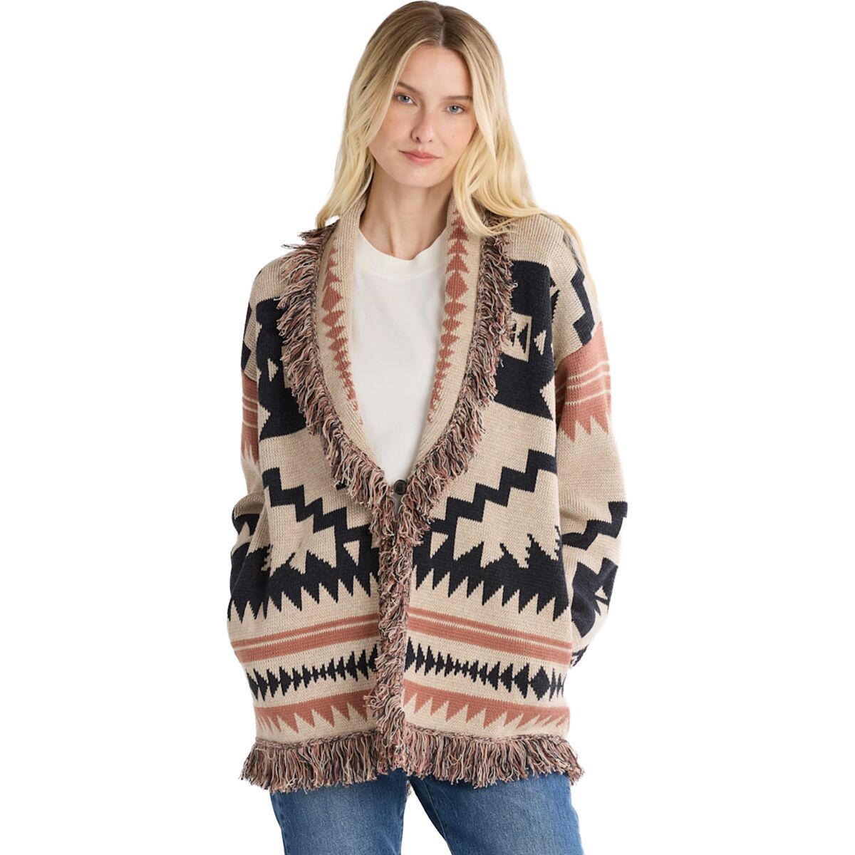 

Кардиган с принтом и бахромой Pendleton, мультиколор