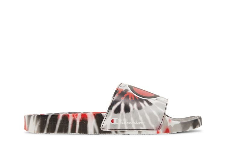 

Кроссовки Champion IPO Slide Tie Dye - Black Scarlet, черный