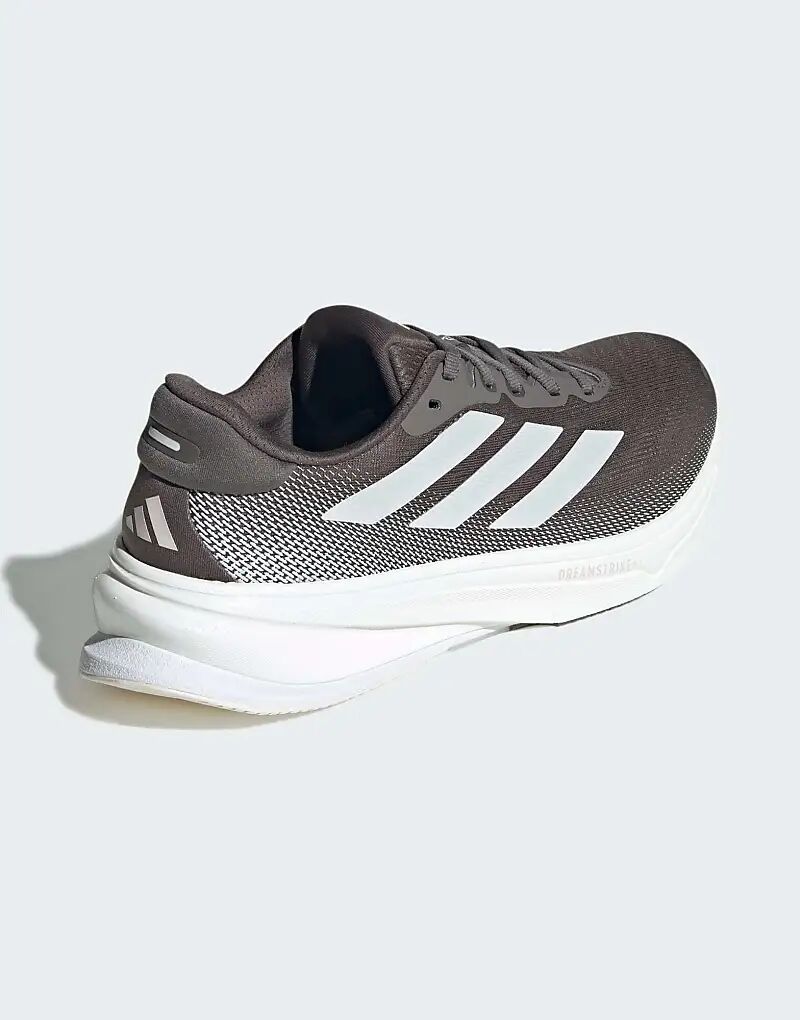Кроссовки adidas Running Supernova rise 2 в сером цвете с нулевым металлическим блеском и кристаллами Adidas Performance — фото 4