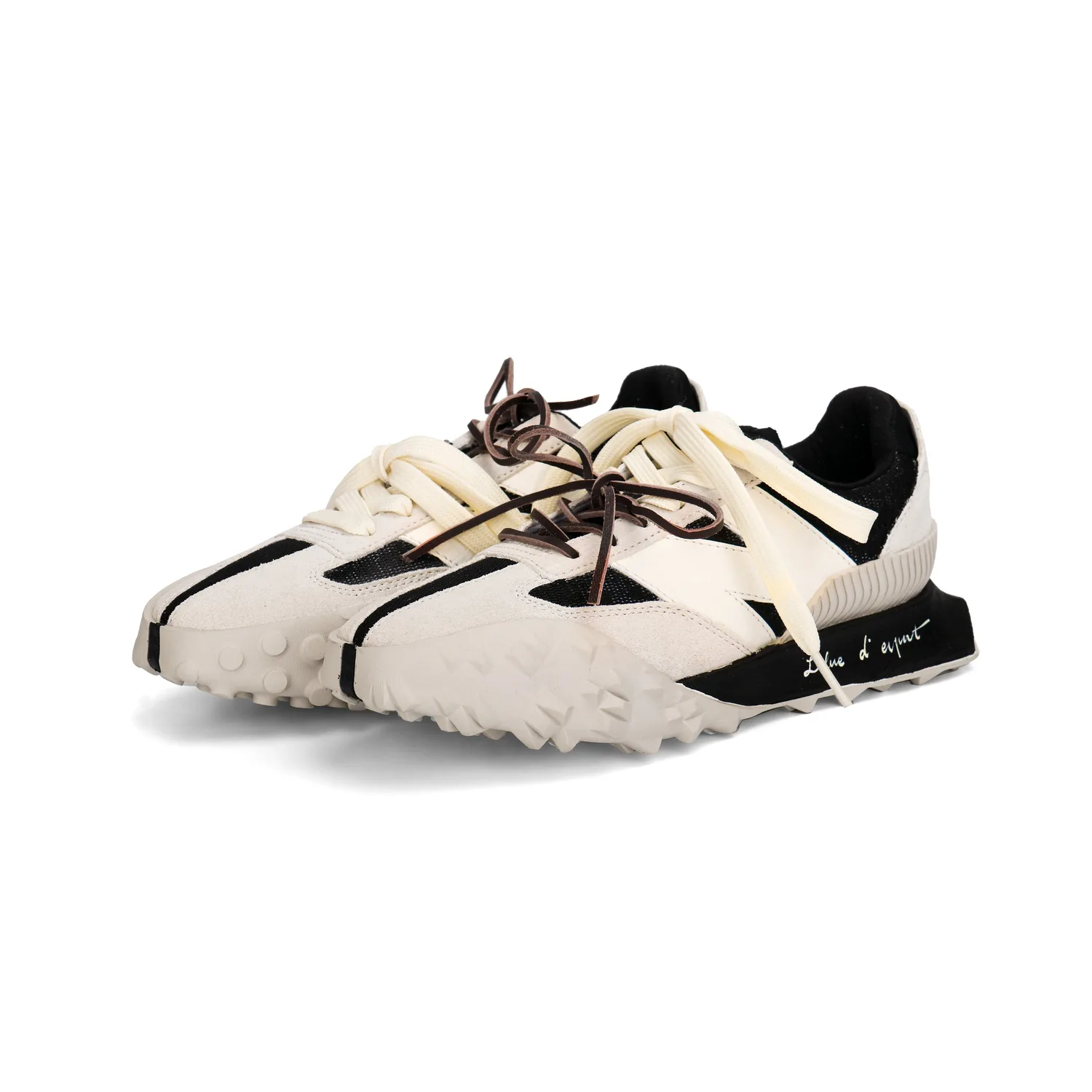New Balance XC 72 Lunar Post, Eternal Night Aurora Slip Resistant Low top Casual Running Shoes Unisex Light Yellow — фото 4