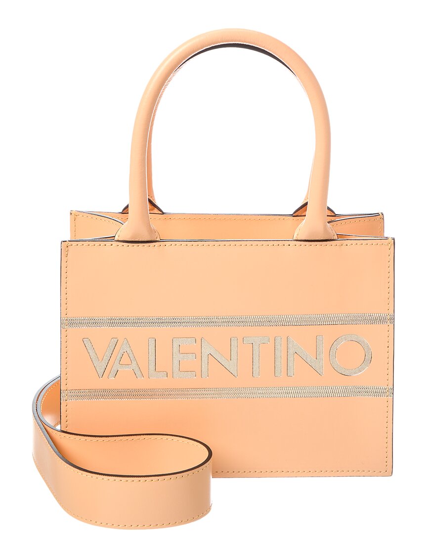 

Валентино от Марио Валентино Мари Ловоро Кожаная сумка-тоут Valentino by Mario Valentino, розовый