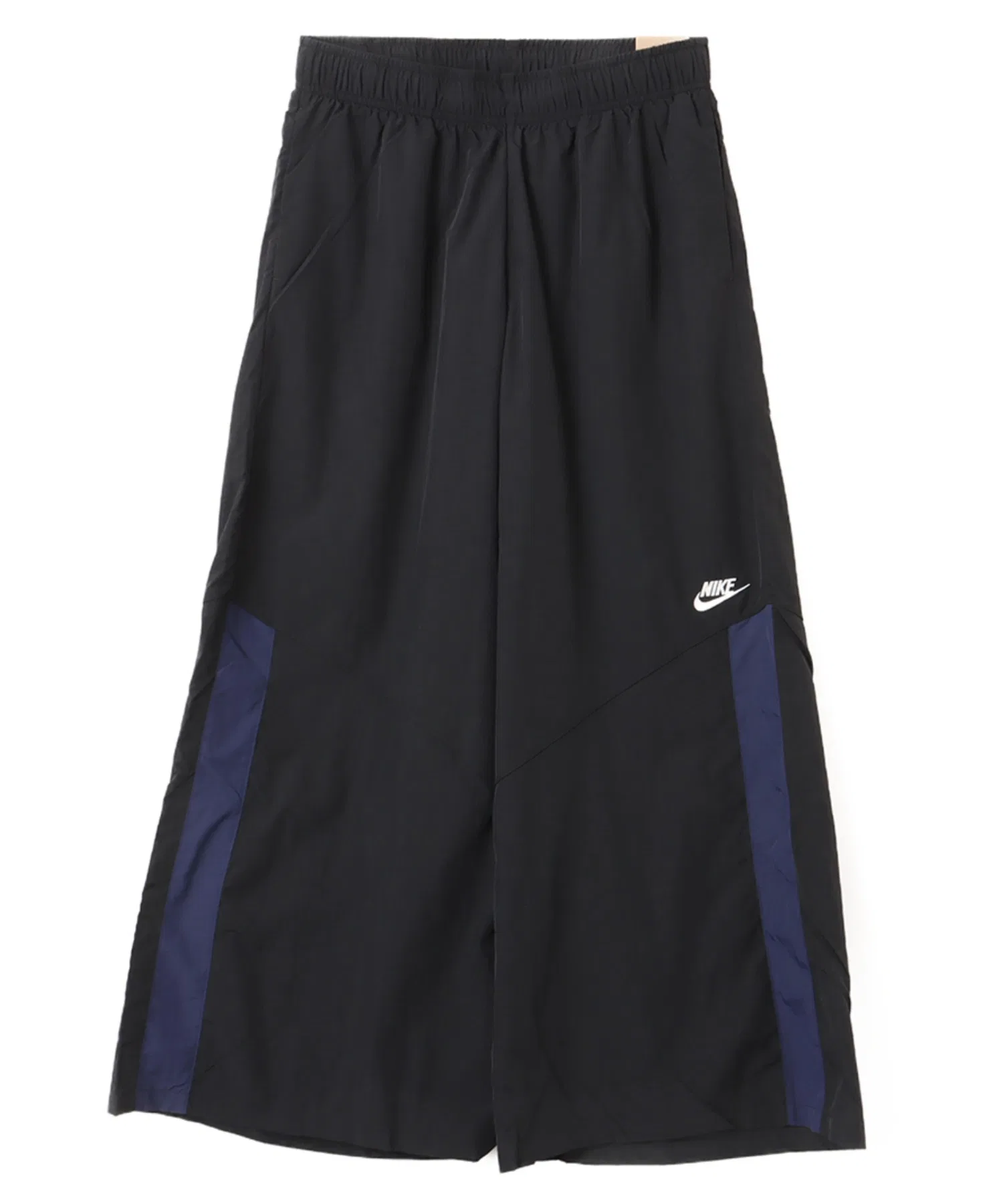 Женские брюки Nike Wide Leg из хлопка чёрные