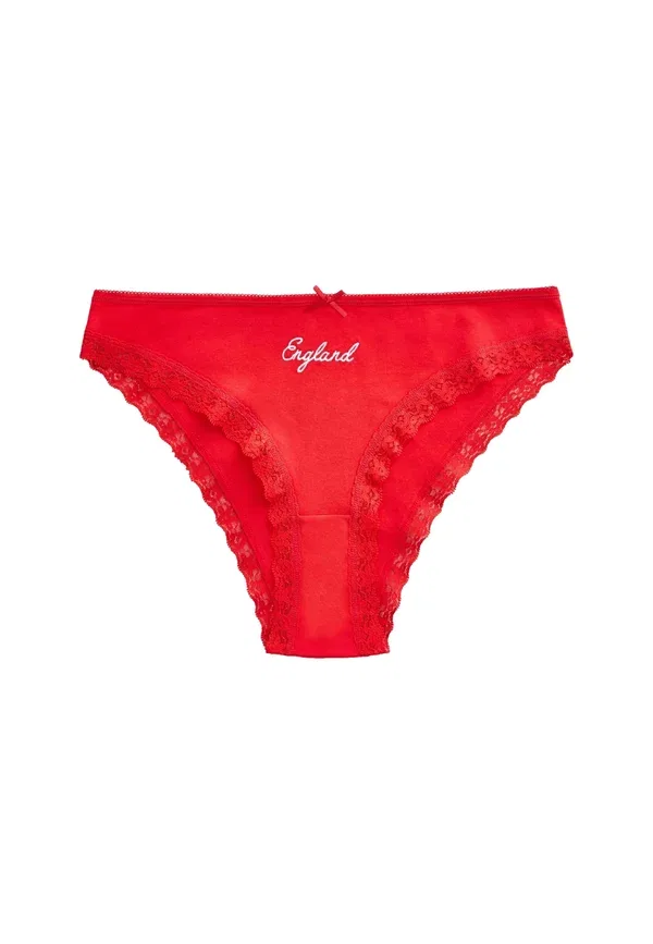 Трусы, Next High leg fit england knickers, красный