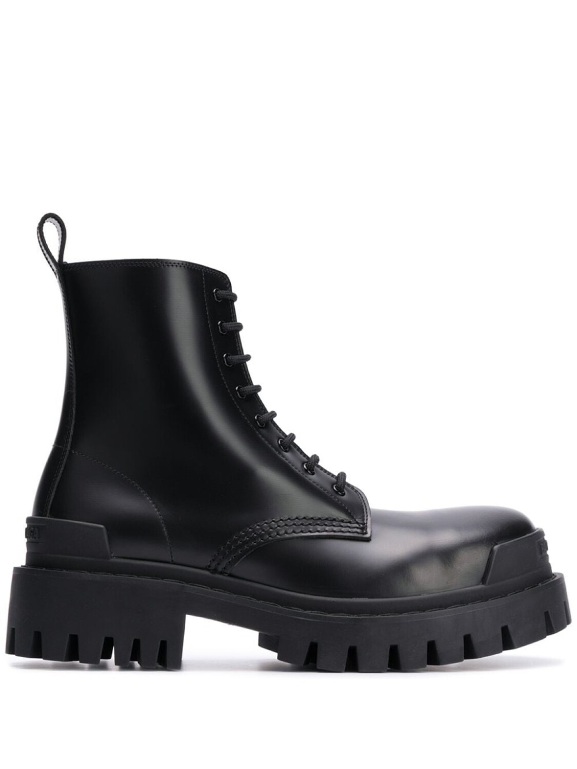 

Balenciaga ботинки в стиле милитари, черный