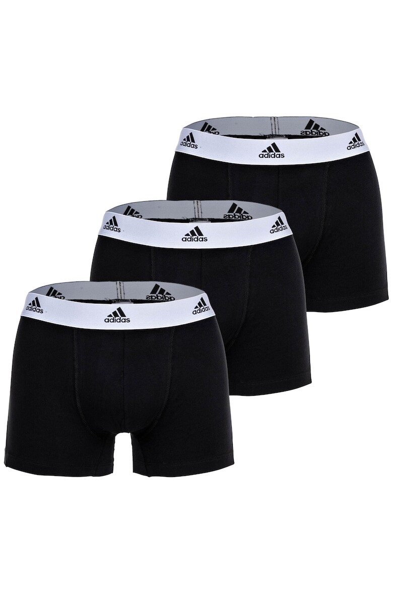

Боксеры Active Flex с логотипом на поясе - 3 пары Adidas, черный