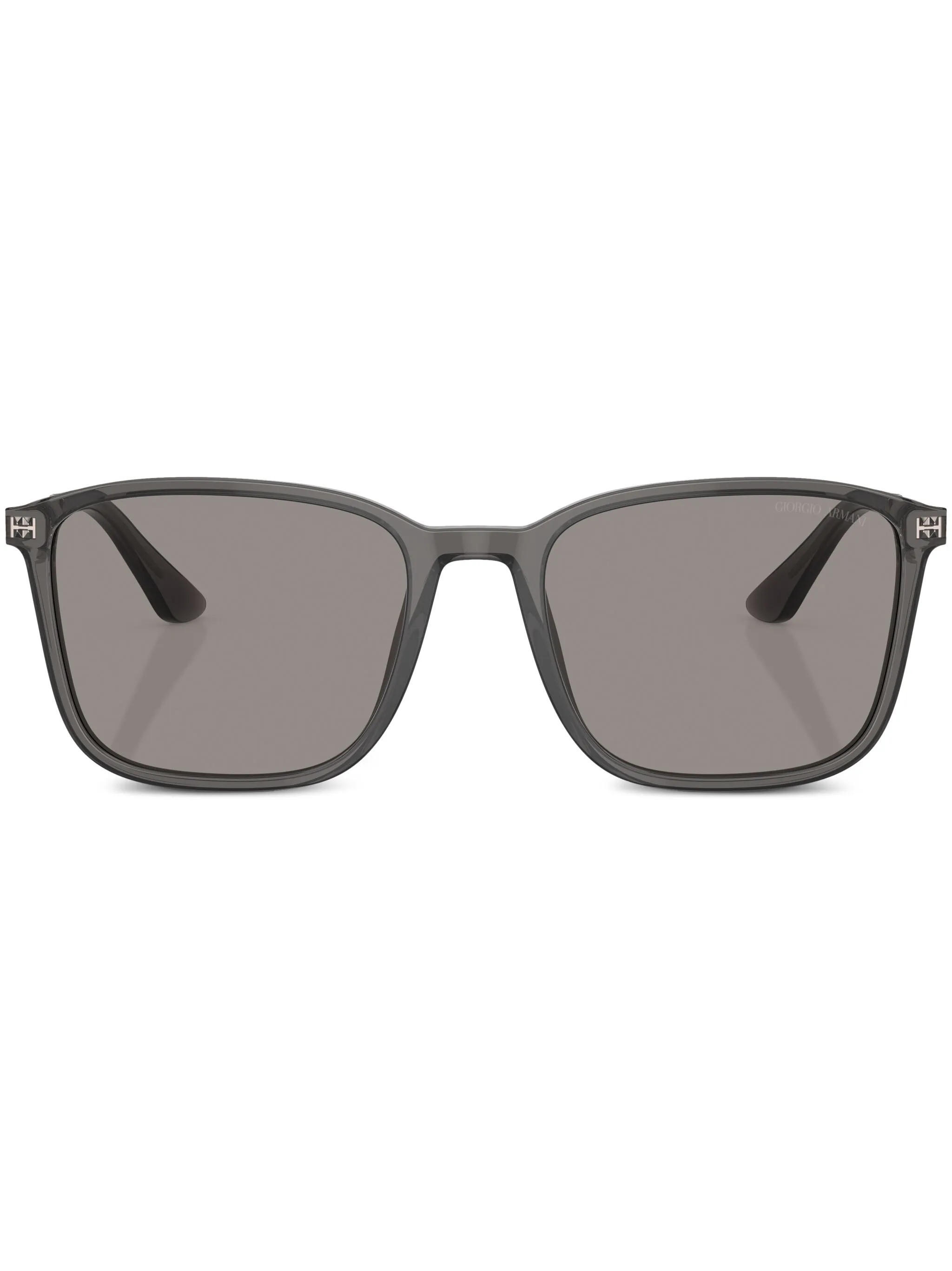 

Солнцезащитные очки в квадратной оправе с логотипом Giorgio Armani, серый