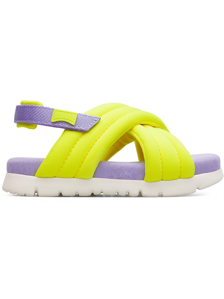 

Camper Сандалии "Oruga" желто-сиреневого цвета
