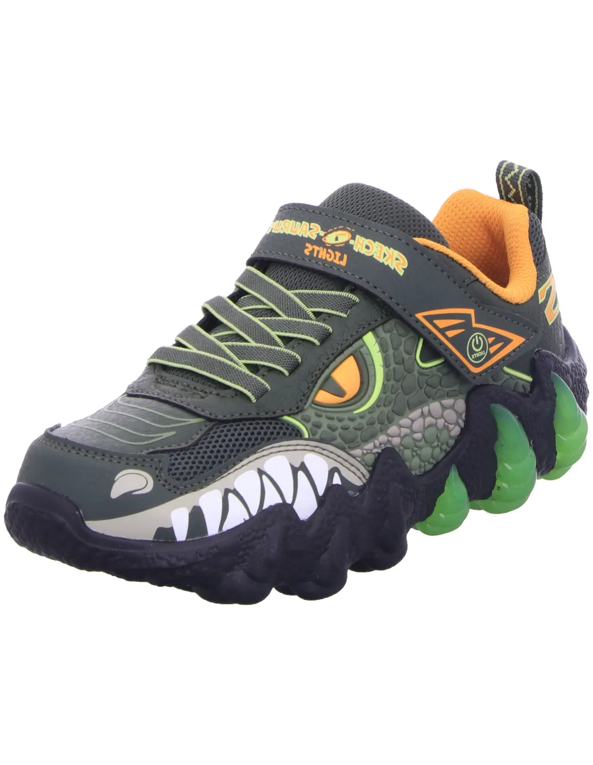 Полуботинки, Skechers, оливковый