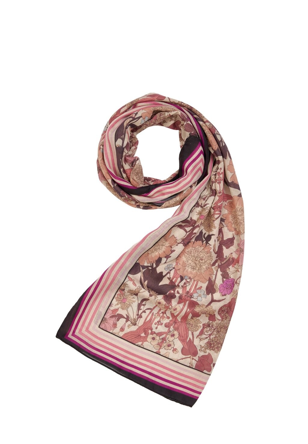

Шарф DECO BLOOM MIDWEIGHT FABLE ENGLAND, розовый