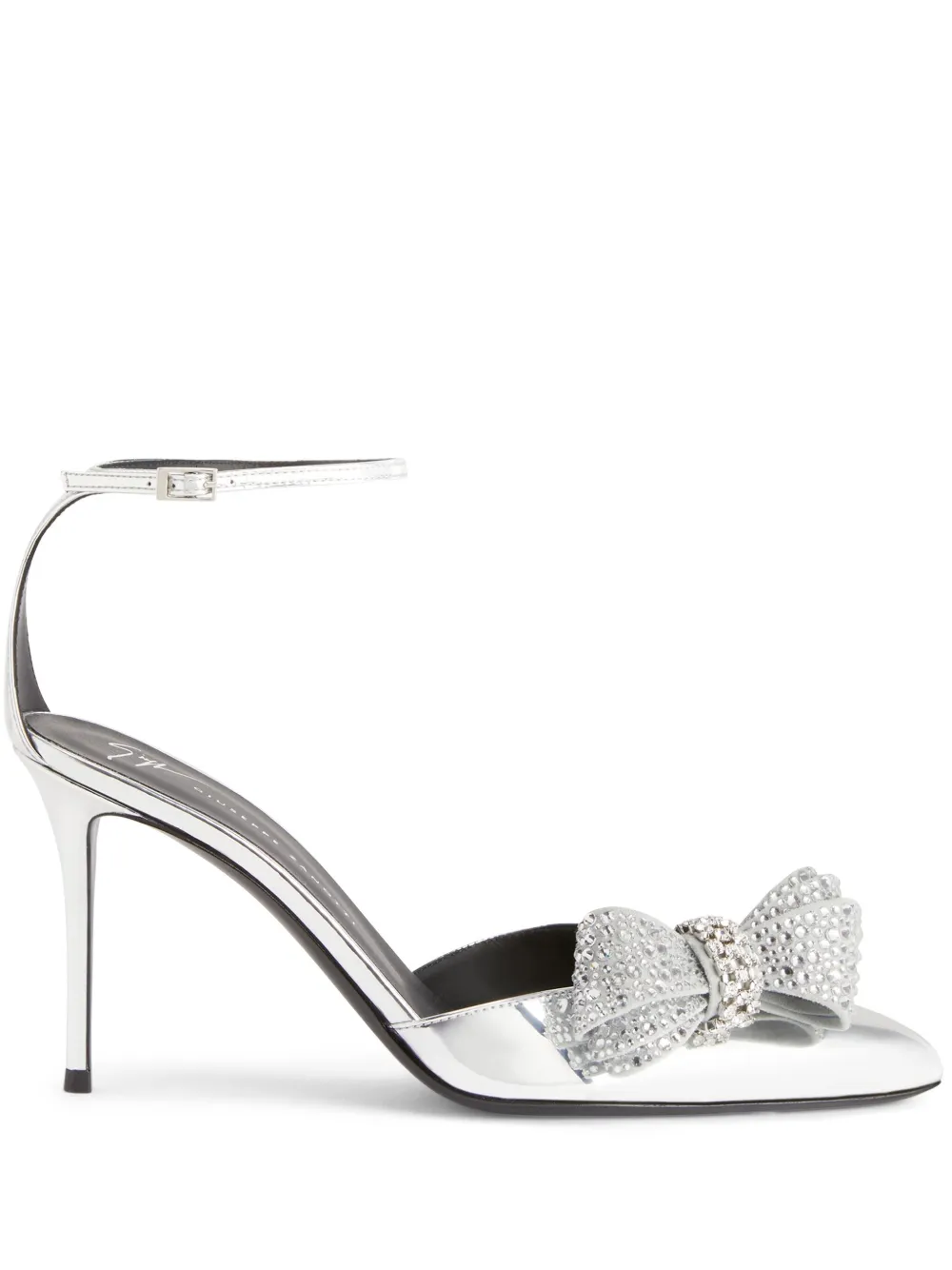 Босоножки Mahrtina 90 Giuseppe Zanotti, серебяный