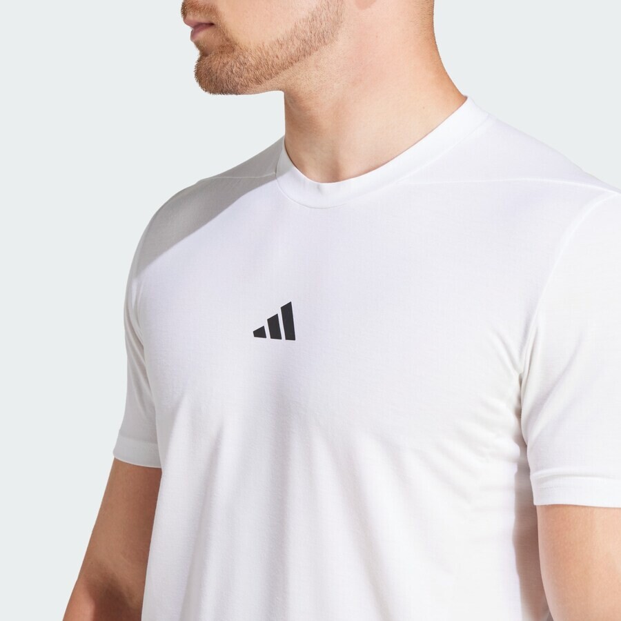 Спортивная футболка ADIDAS PERFORMANCE Performance Designed for Training, белый — фото 3