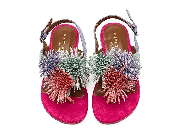 Сандалии с бахромой Mini Fringe Kurt Geiger London Kids, Multi — фото 3