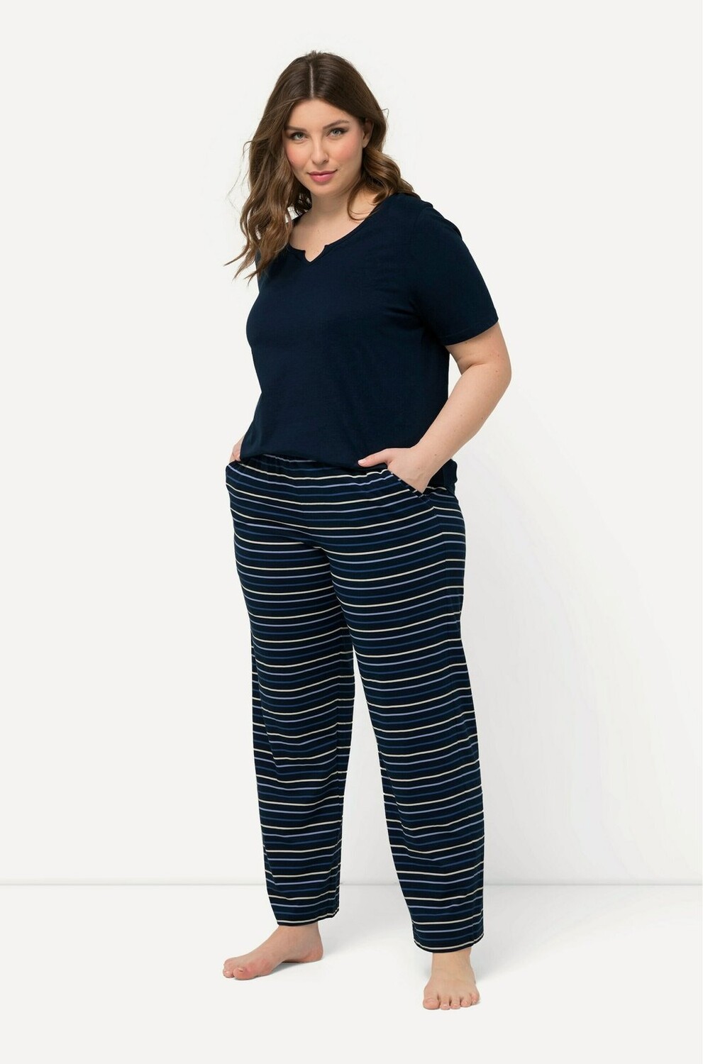 

Пижамный комплект TWO-PIECE SET Ulla Popken, темно-синий