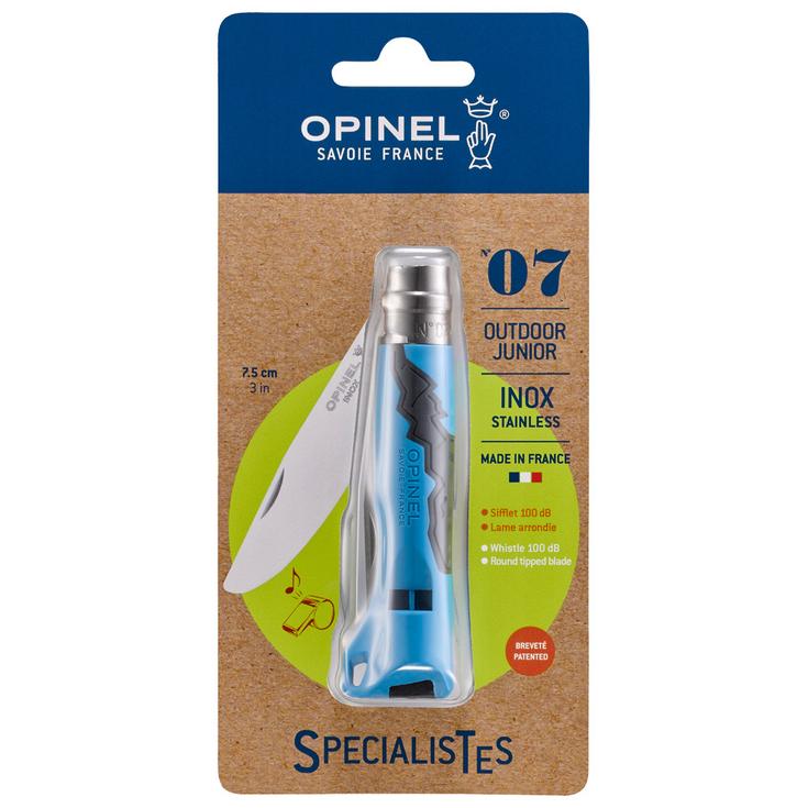 

Нож №7 для активного отдыха, юниорский, блистер, синий Opinel
