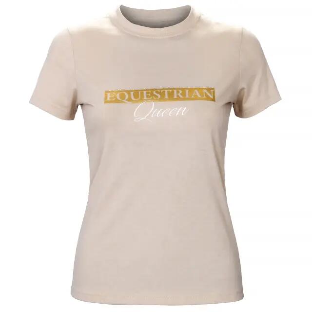 

Женская рубашка с коротким рукавом EQUESTRIAN QUEEN Jade 24SS, темно-синий/светло-бежевый/зеленый