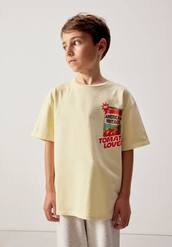 Футболка с принтом «долина физ» American Vintage, Creme Anglaise Vintage