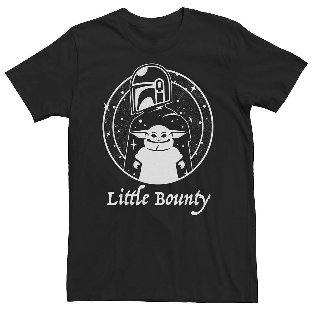 

Футболка Big & Tall Star Wars The Mandalorian The Child Little Bounty, черный