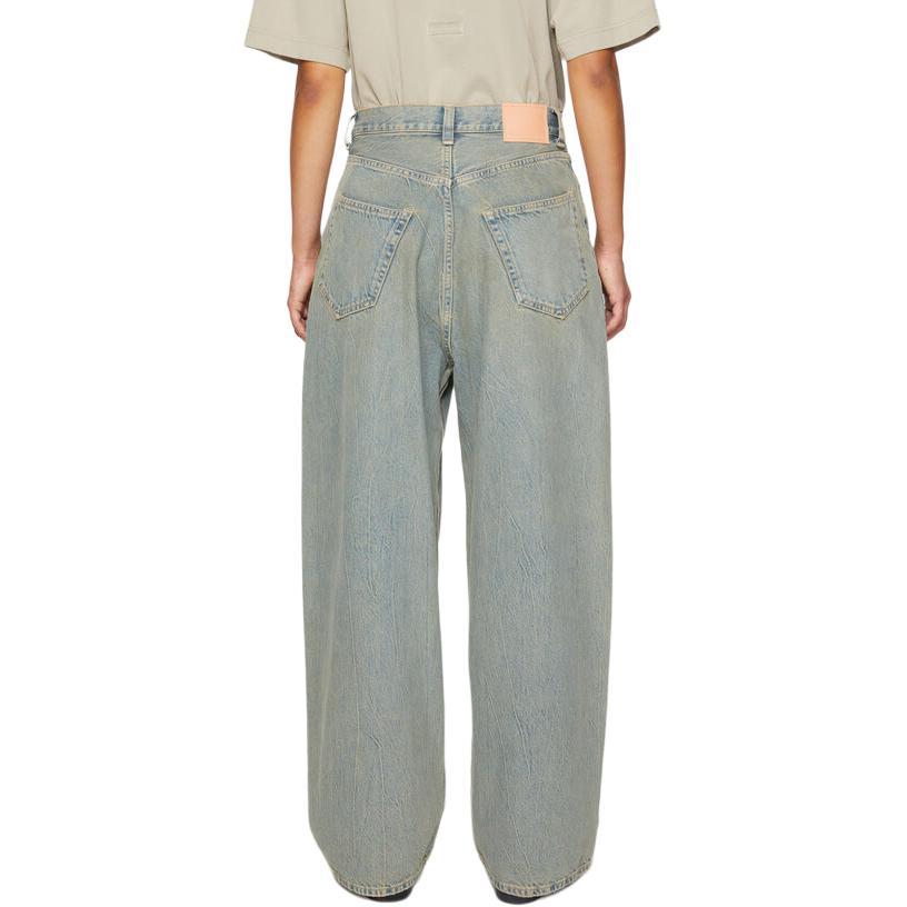 Джинсы Mid Rise Wide Leg Acne Studios, Синие — фото 4