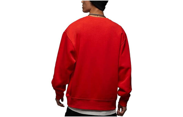 Толстовка Air Jordan Fleece Hoodie 'Red', красный — фото 2