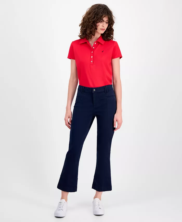 

Женские эластичные брюки-бойфренды Demi Bootcut Nautica Jeans, синий