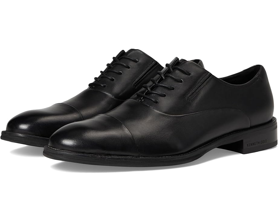 

Мужские оксфорды Kenneth Cole Tully Cap Toe, Black Leather
