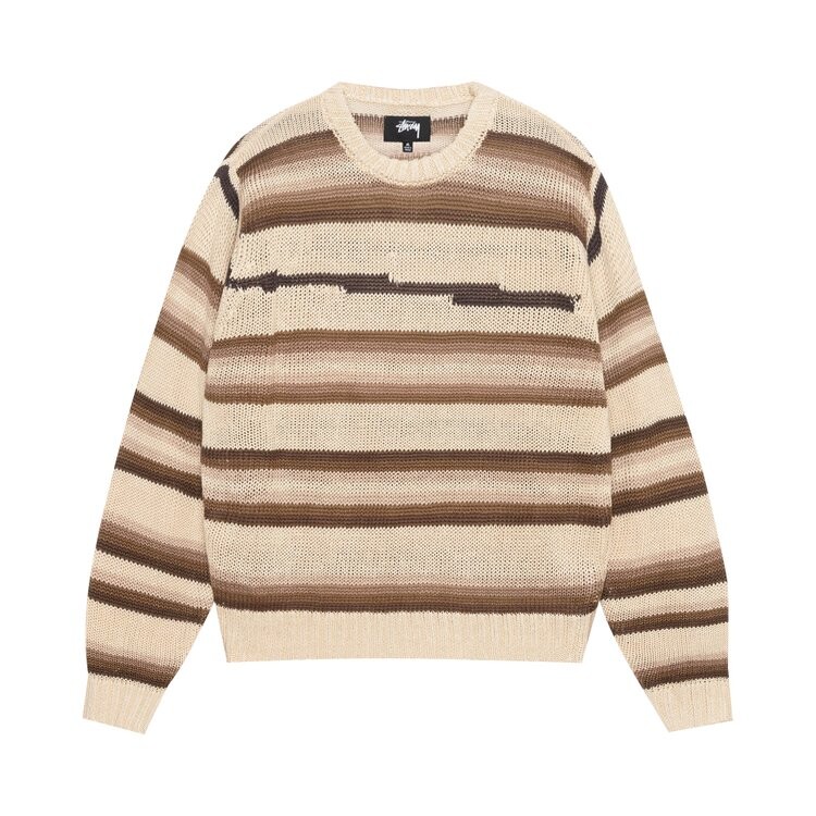 

Свитер Stussy Tonal Stripe Linen Sweater, кремовый, Серый, Свитер Stussy Tonal Stripe Linen Sweater, кремовый
