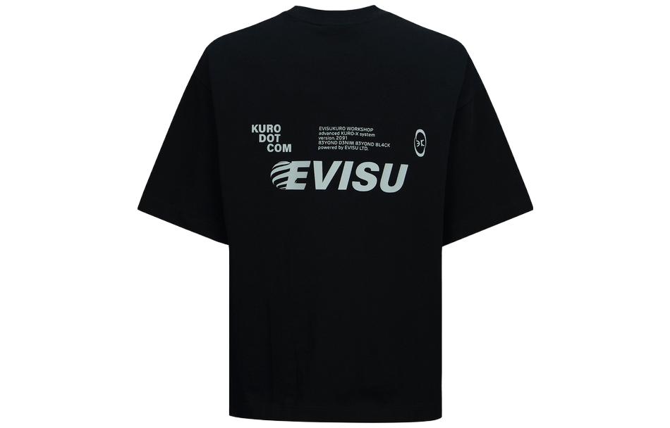 

Футболка мужская черная Evisu, черный