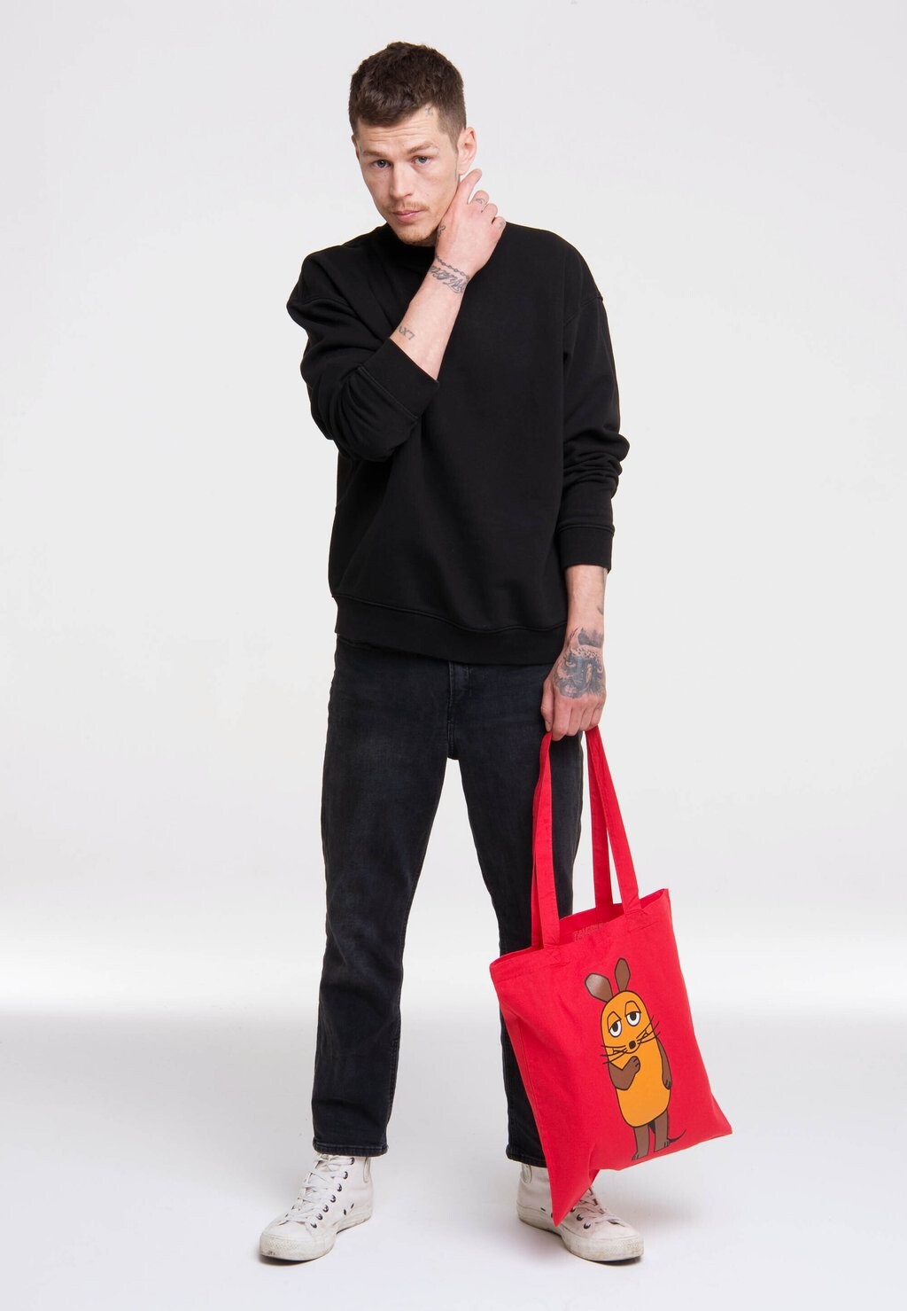 

Сумка DIE MAUS LOGOSHIRT, цвет rot