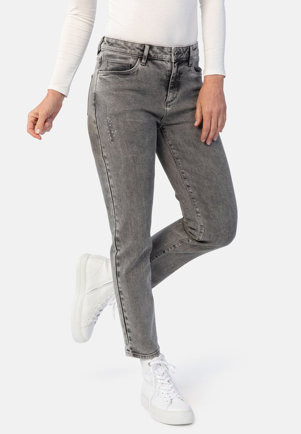 

Джинсы Slim Fit ZERMATT FASHION Stooker Women, цвет grey denim acid