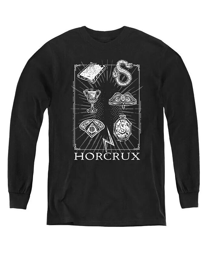 

Молодежные толстовки с длинным рукавом с символами крестражей Harry Potter, черный