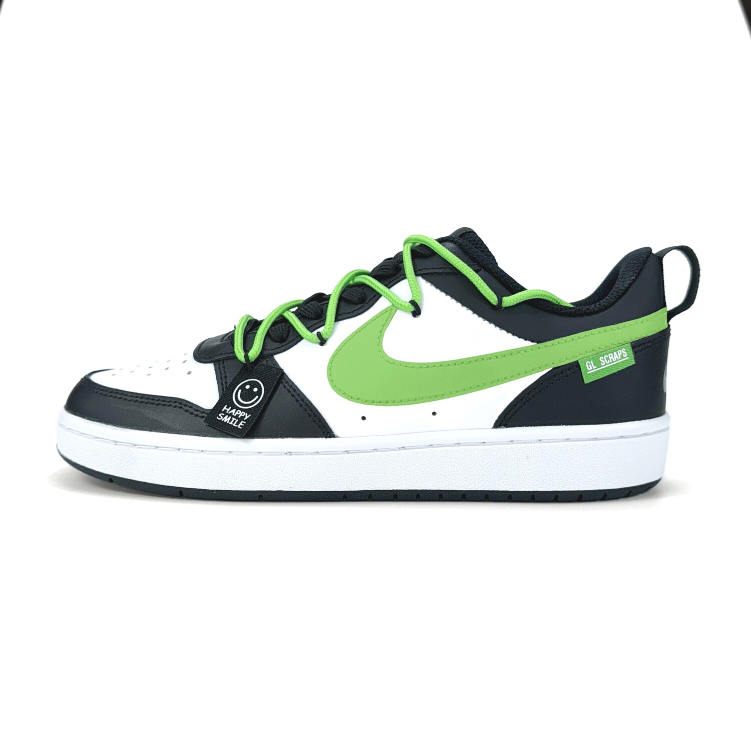 

Обувь для скейтбординга Court Borough для детей, начальная школа Nike, черный/зеленый