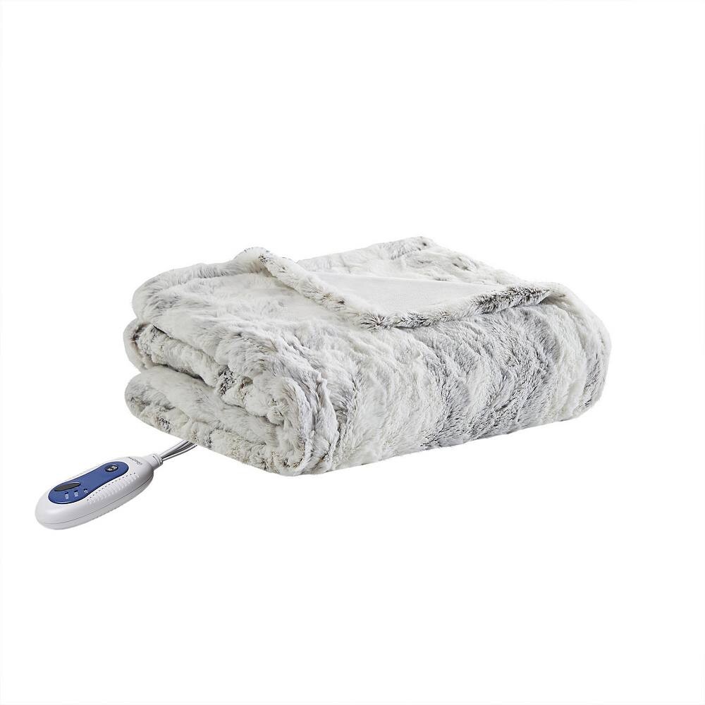 

Большое одеяло Beautyrest Marselle из искусственного меха с электрическим подогревом, цвет Natural Marble