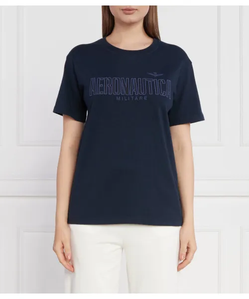 

Футболка Regular fit Aeronautica Militare, синий