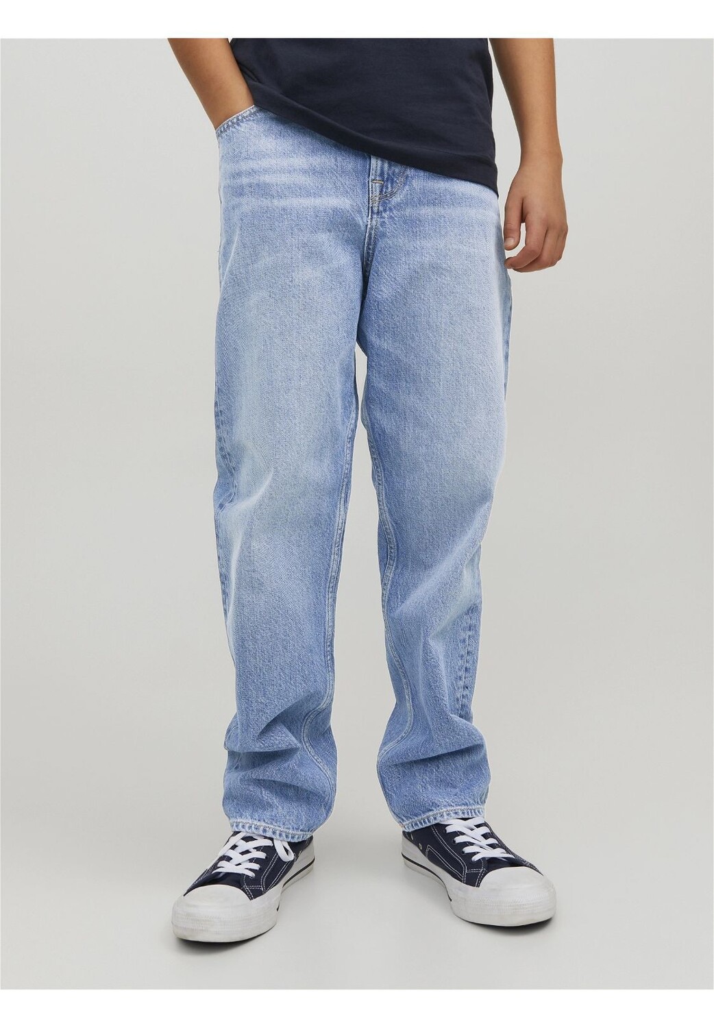 Джинсы свободного кроя детские Jack & Jones, цвет Blue Denim — фото 3