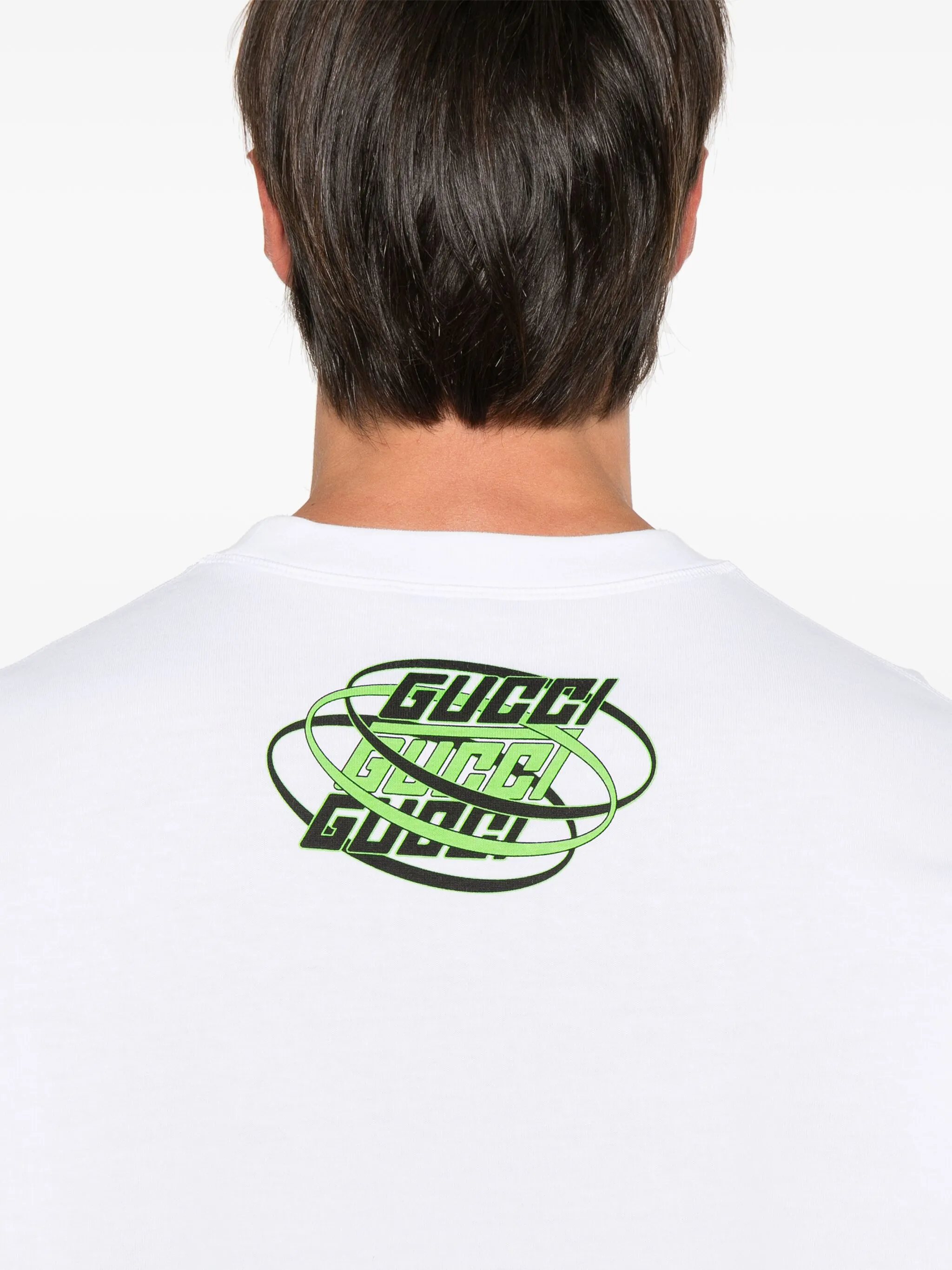 

Футболка с логотипом Gucci, белый