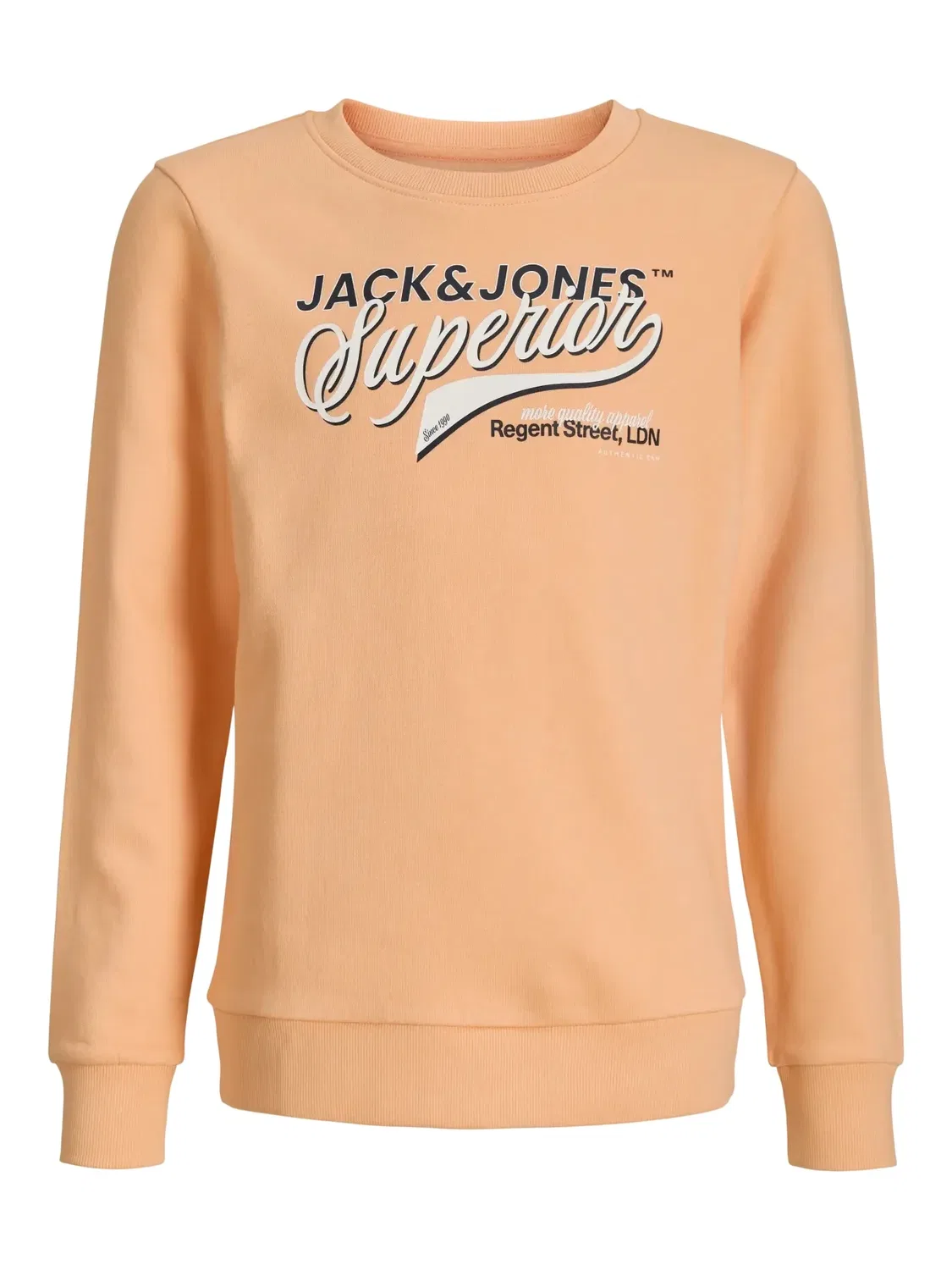 Свитшот с круглым вырезом, JACK & JONES Junior, beach sand