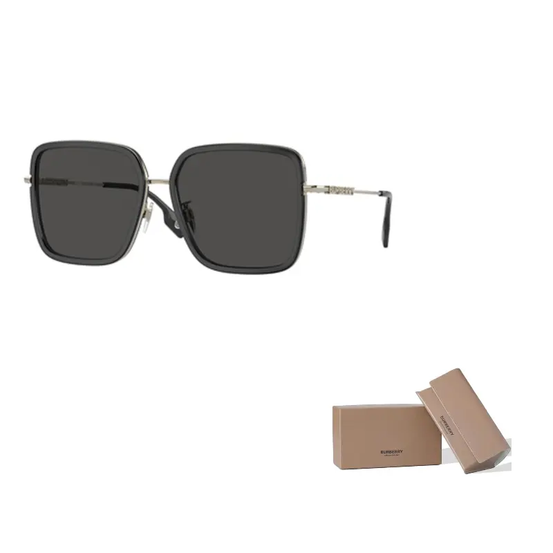 

Burberry Солнцезащитные очки квадратной формы, 110987-Black/Gray